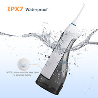 Irygator do przestrzeni międzyzębowych, ładowany strumień wody czyszczący zęby pojemność 300ml na USB 5